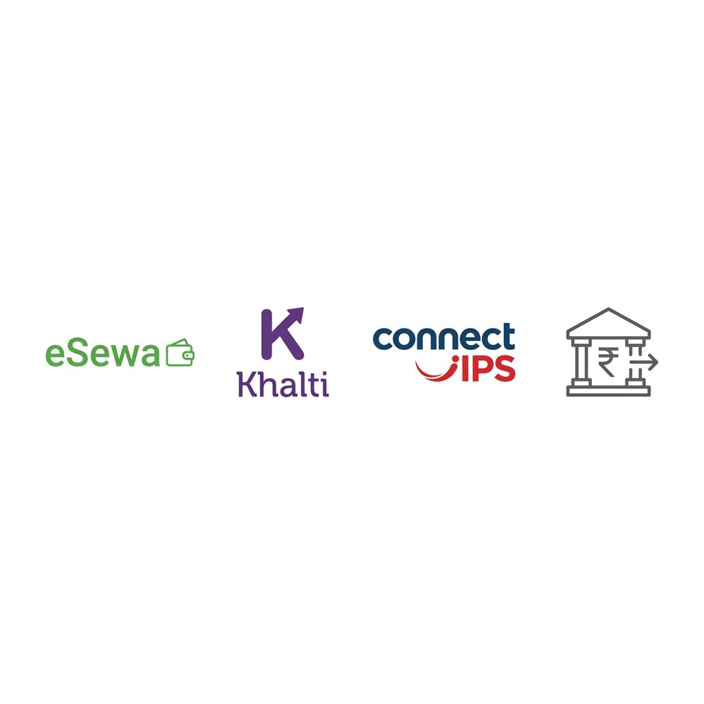 Nepalese Payment Methods (eSewa, Khalti, connectIPS, Bank)
